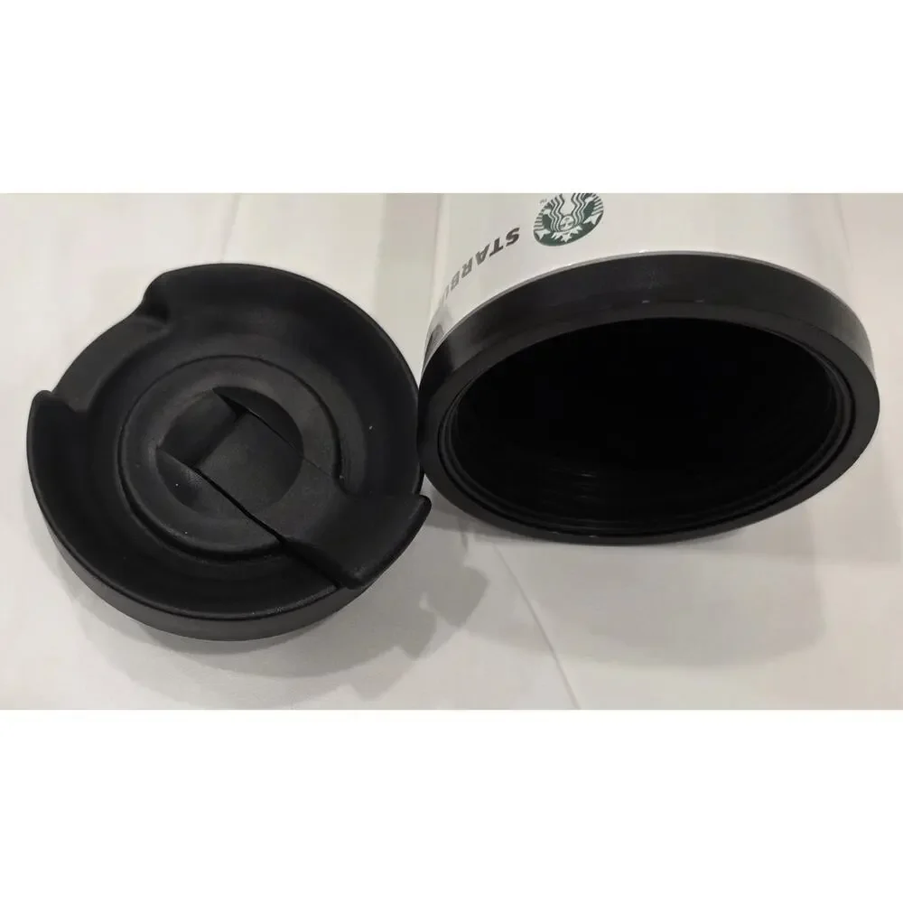 Starbucks‎ 2014 Subaru Coffee Travel Tumbler Mug 16 fl oz. White- BPA Free